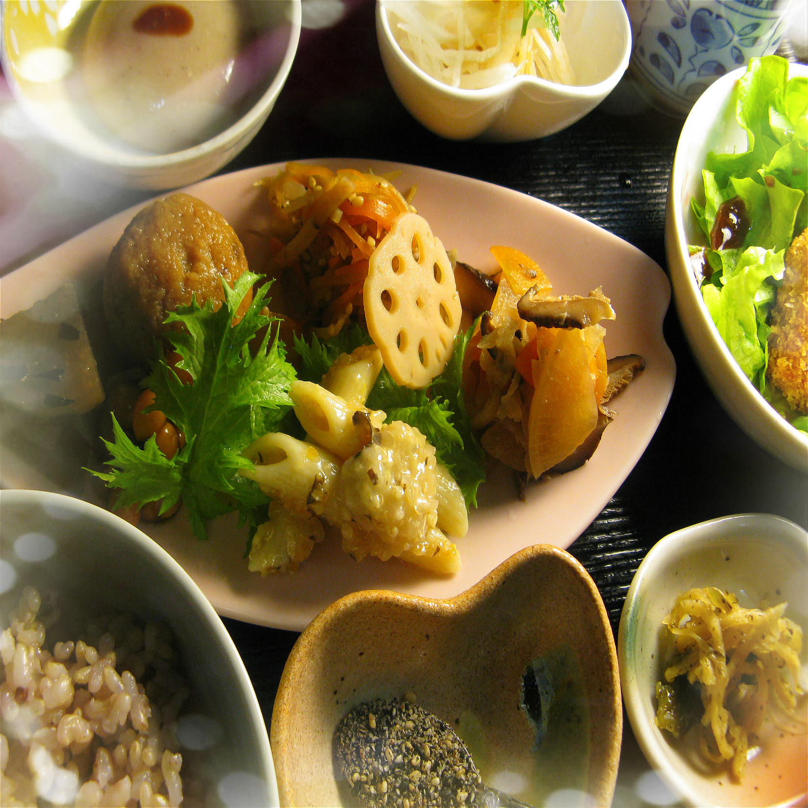 マクロビオティック ベジタリアン ビーガン 自然食に完全対応のランチ